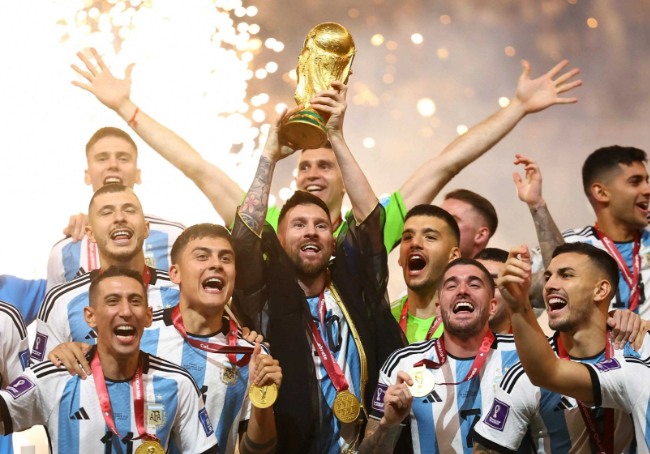 2022 World Cup champions Argentina team